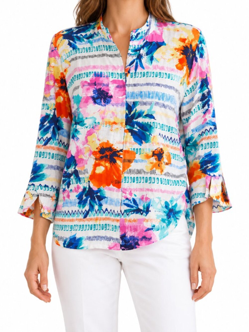 Alfred Dunner Women’s Floral Print Jacket Petite, PM
